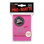 Ultra Pro Ultra Pro Pro-Matte Standard Deck Protector Sleeves Bright Pink 50 ct