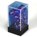 Chessex Chessex Translucent Blue / White Polyhedral 7 die set