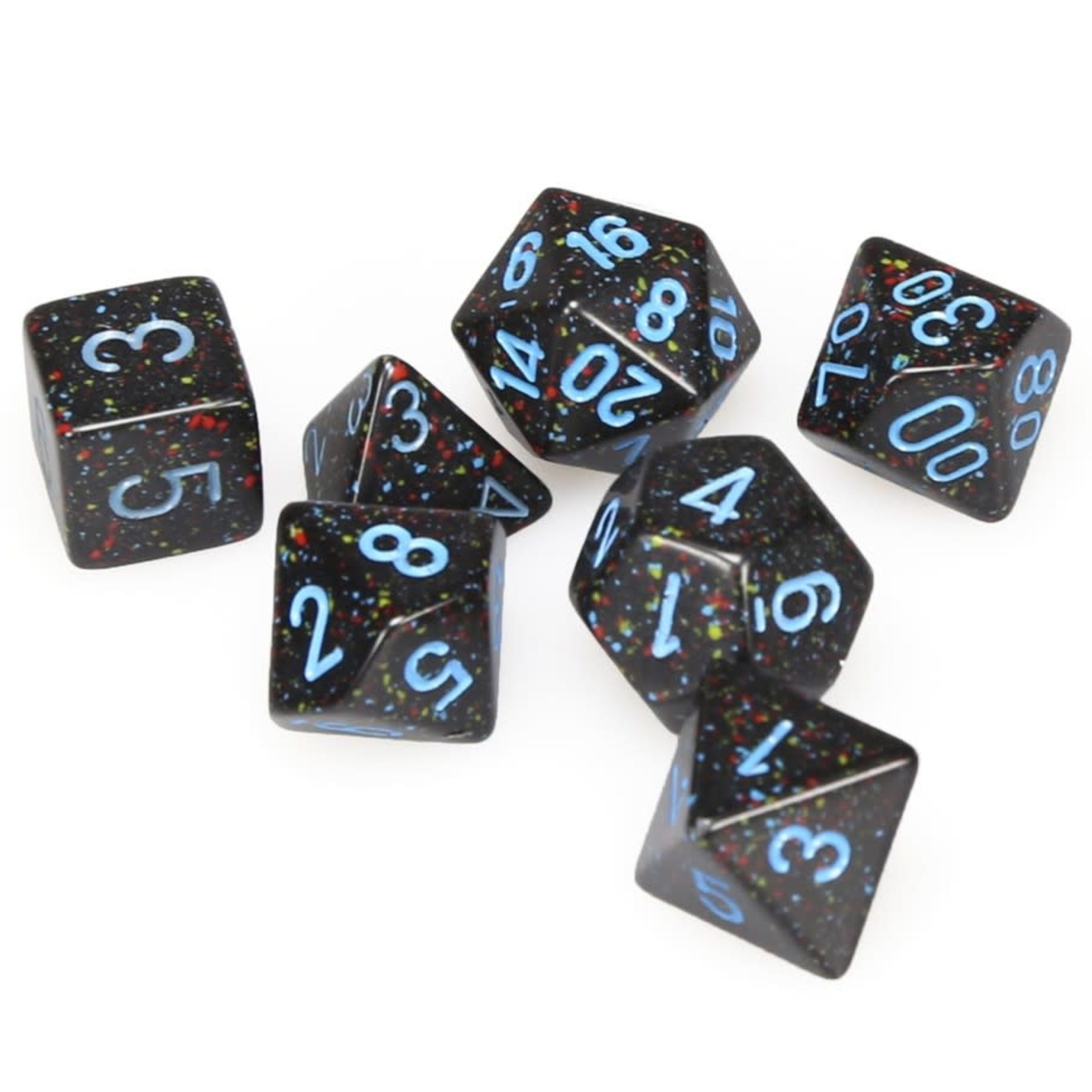 Chessex Chessex Speckled Blue Stars Polyhedral 7 die set
