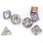 Chessex Chessex Festive Carousel with White Polyhedral 7 die set