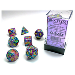 Chessex Chessex Festive Mosaic with Yellow Polyhedral 7 die set
