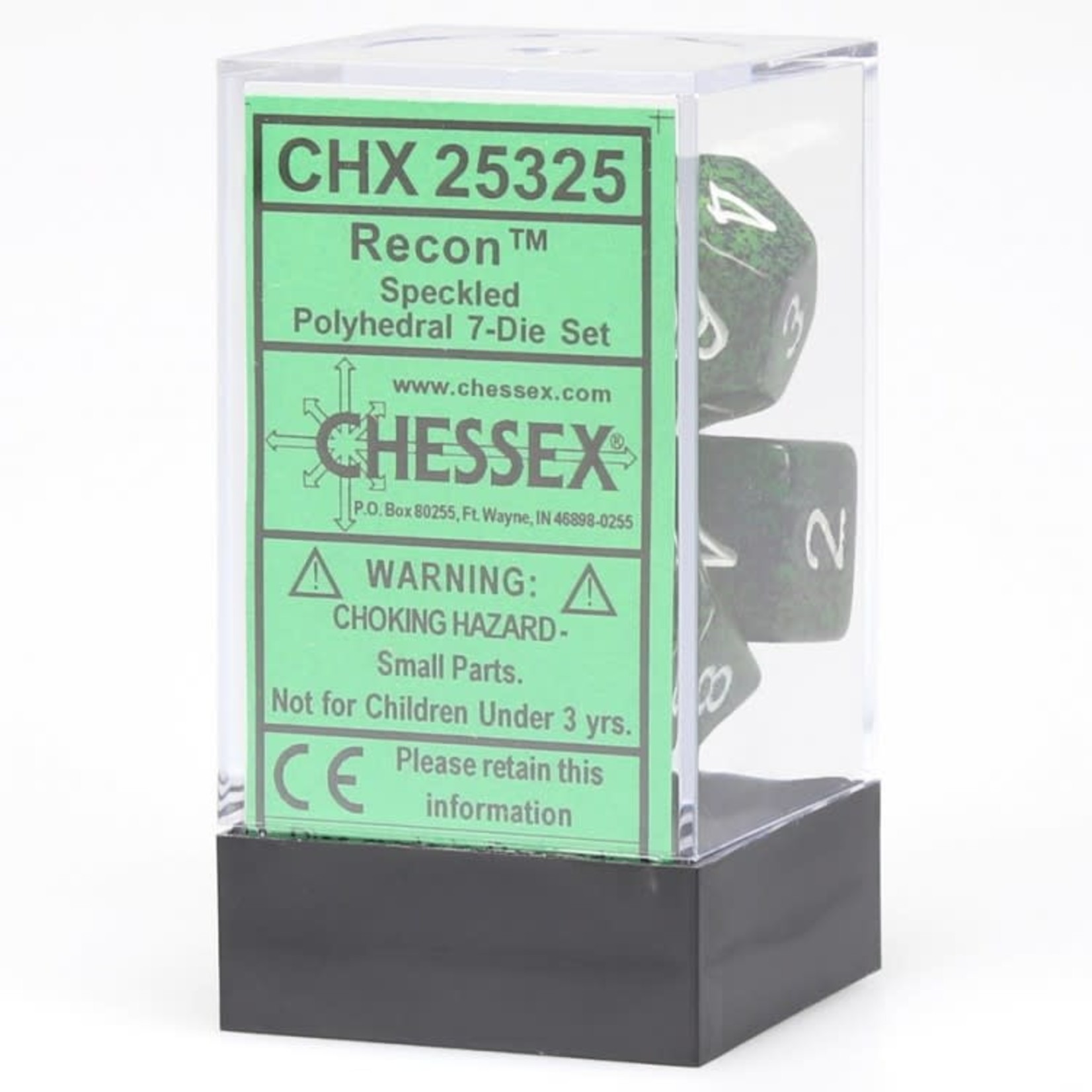 Chessex Chessex Speckled Recon Polyhedral 7 die set