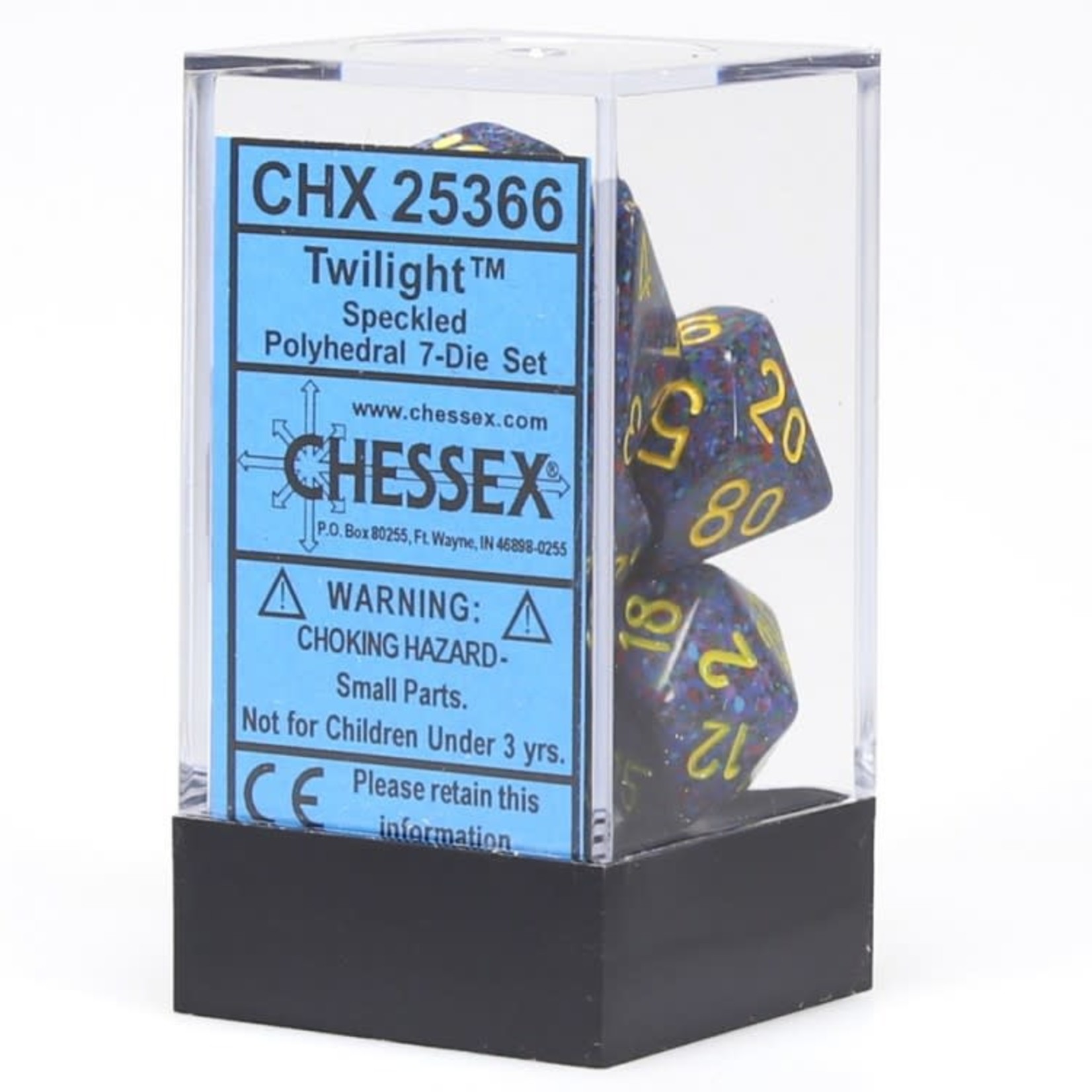 Chessex Chessex Speckled Twilight Polyhedral 7 die set