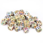 Chessex Chessex Festive Vibrant with Brown 12 mm d6 36 die set