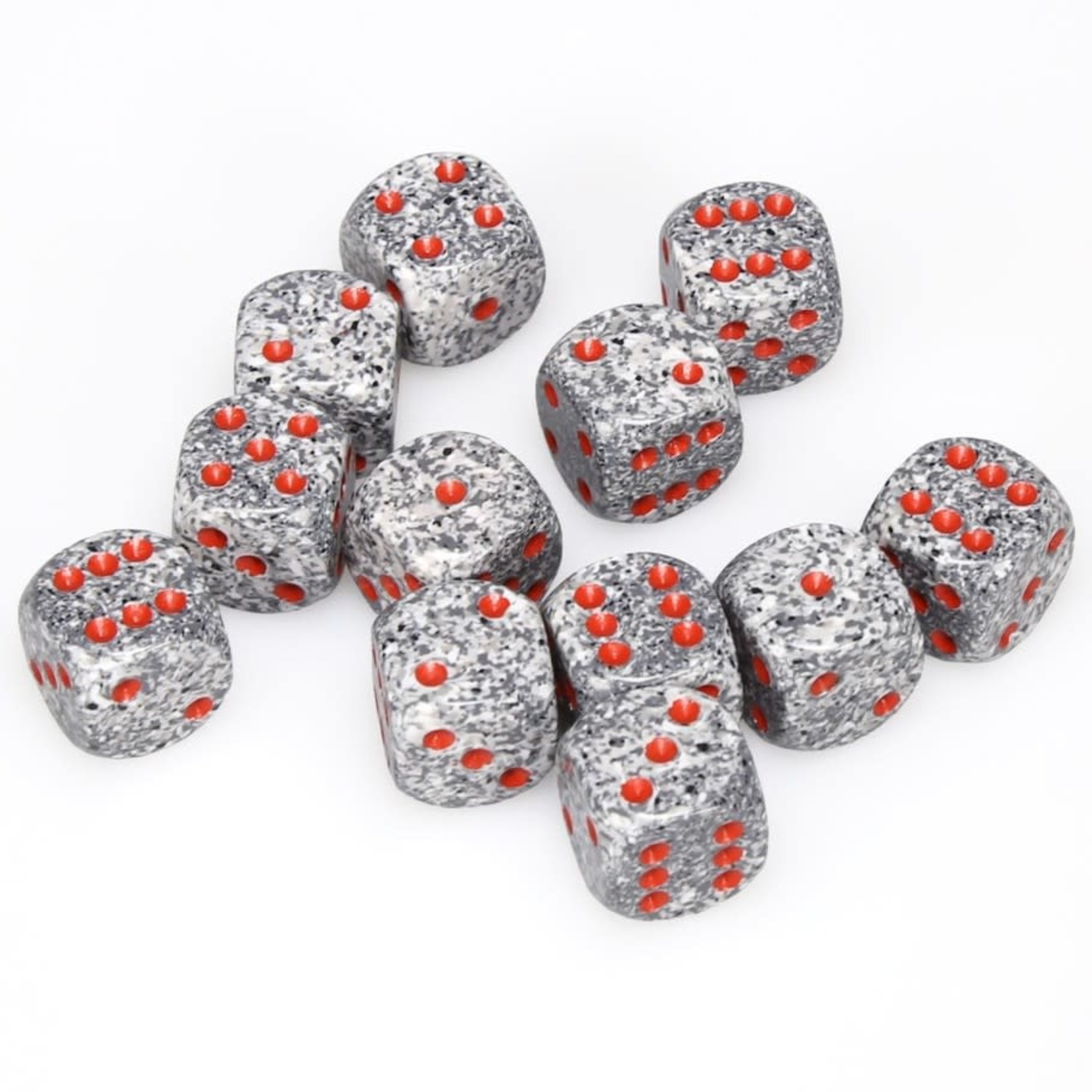 Chessex Chessex Speckled Granite 16 mm d6 12 die set