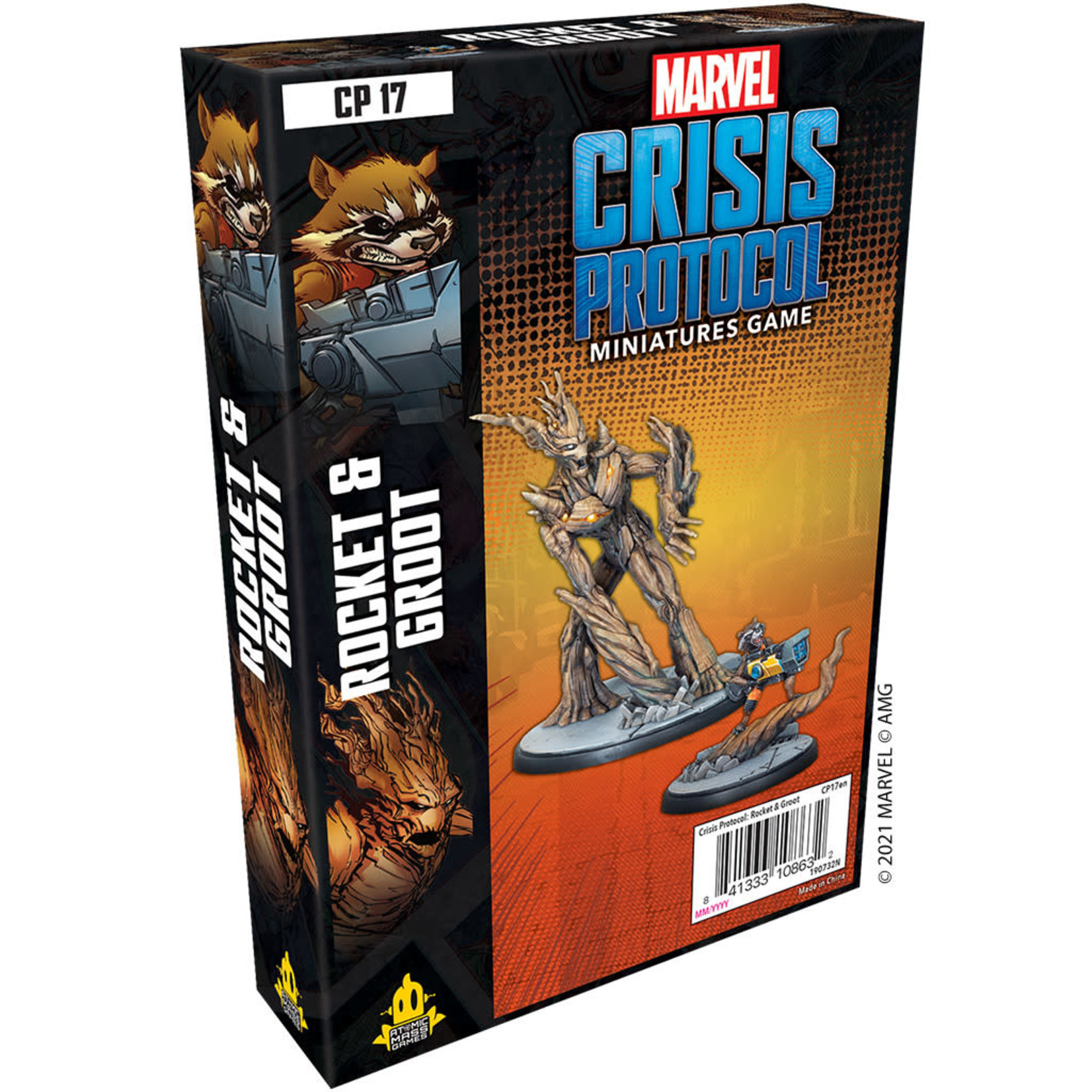 Atomic Mass Games Marvel Crisis Protocol Rocket and Groot Character Pack