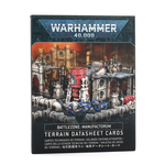 Games Workshop Warhammer 40K Terrain Battlezone Manufactorum Datasheet Cards