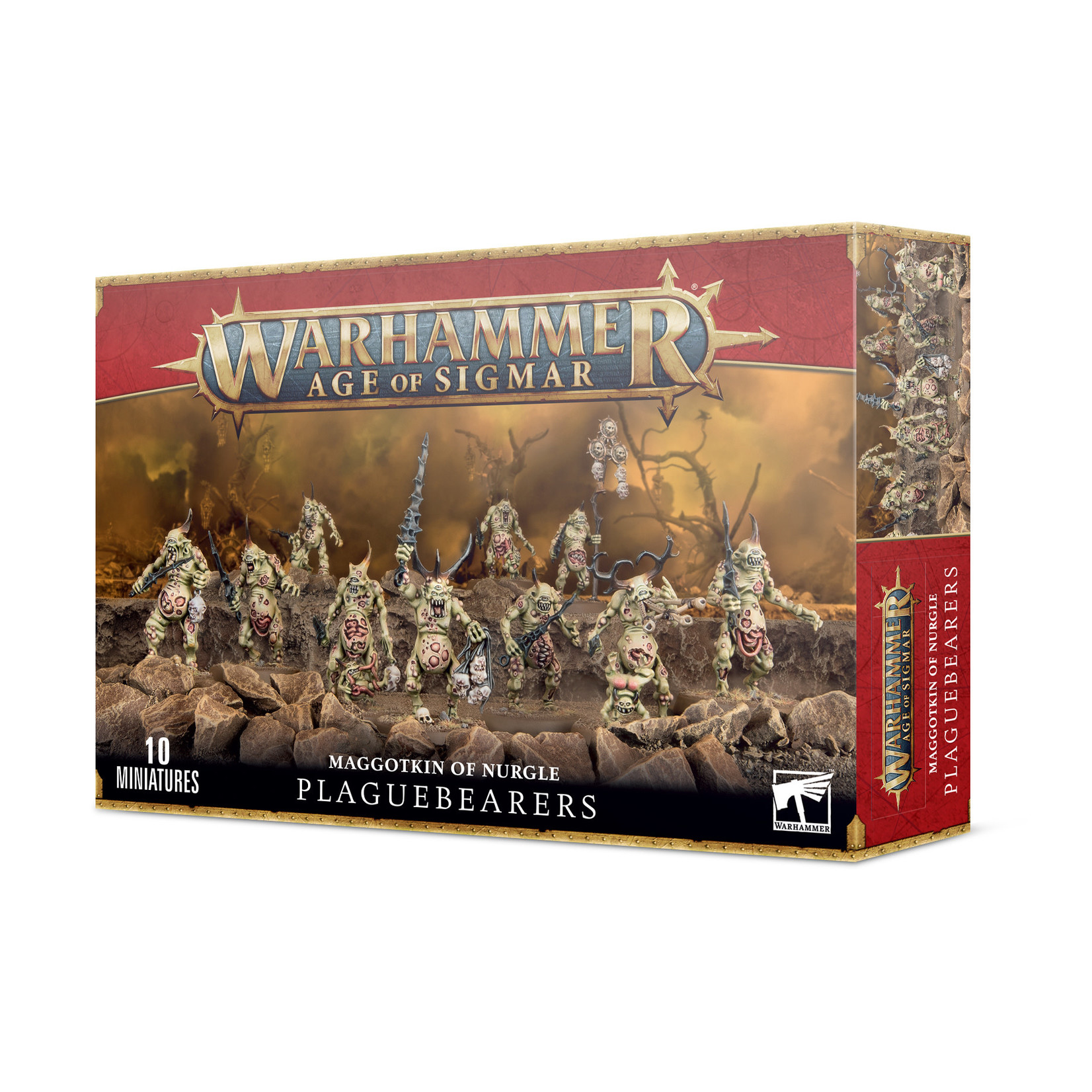 Games Workshop Warhammer Age of Sigmar Chaos Daemons of Nurgle Plaguebearers