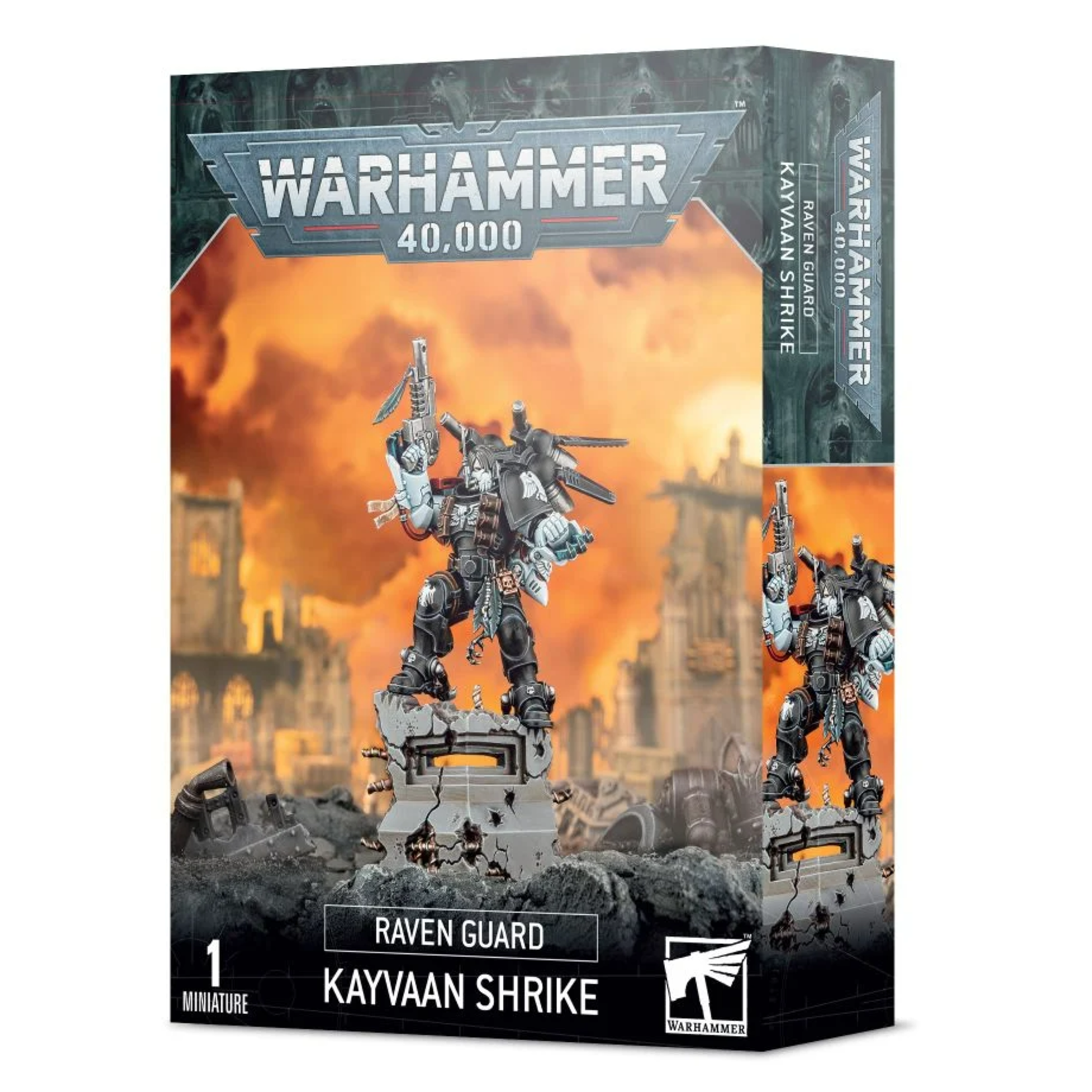 Games Workshop Warhammer 40k Space Marines Raven Guard Kayvaan Shrike