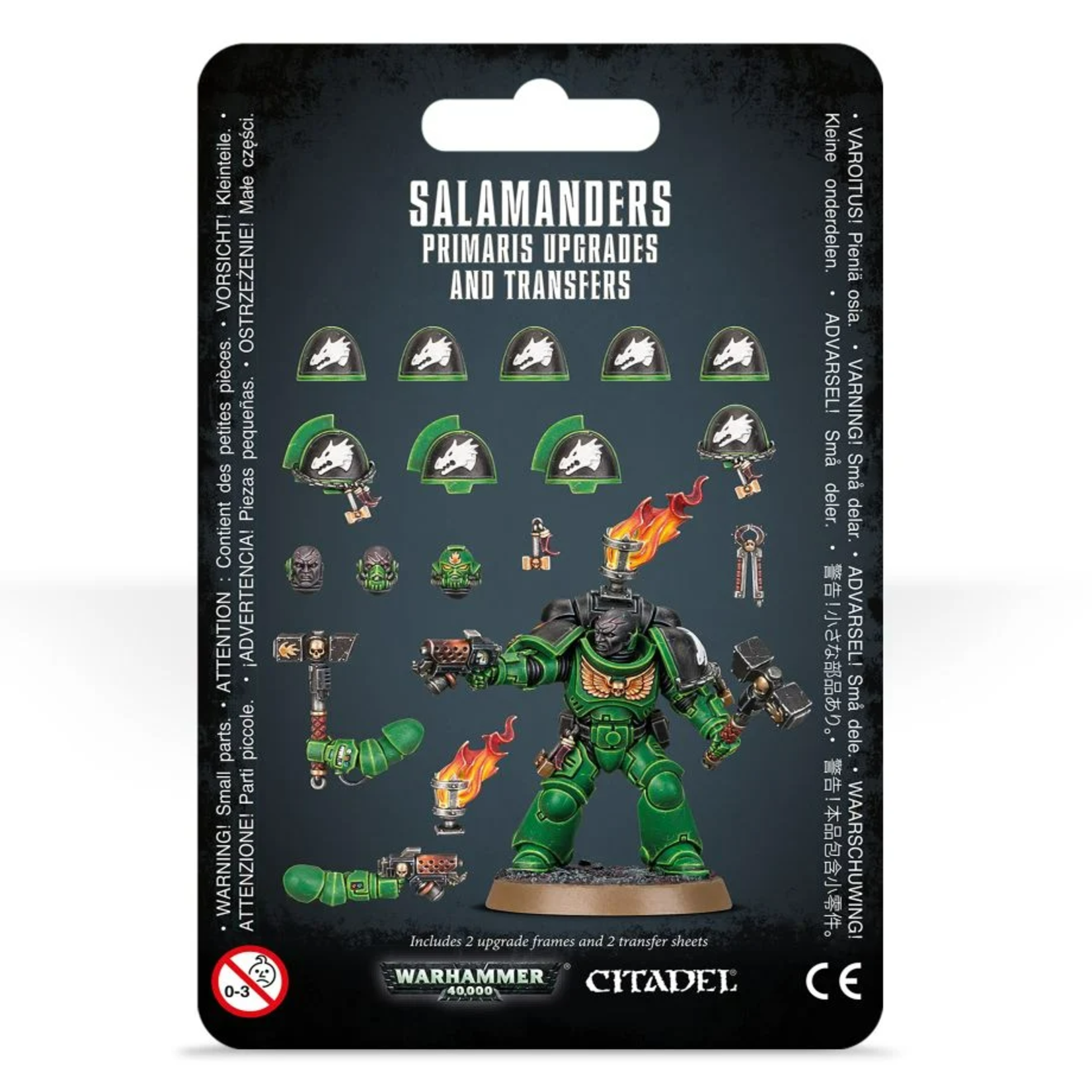 Games Workshop Warhammer 40k Space Marines Salamanders Primaris Upgrades and Transfers