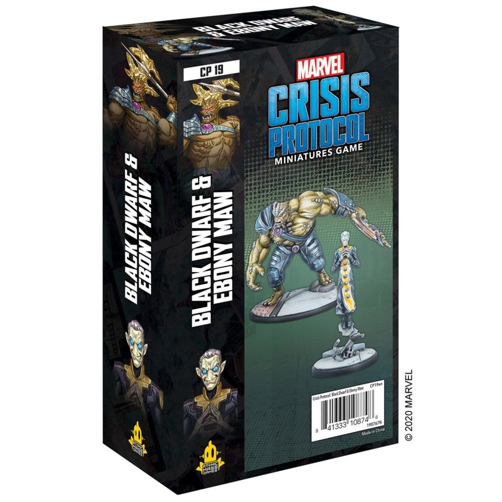 Atomic Mass Games Marvel Crisis Protocol Black Dwarf and Ebony