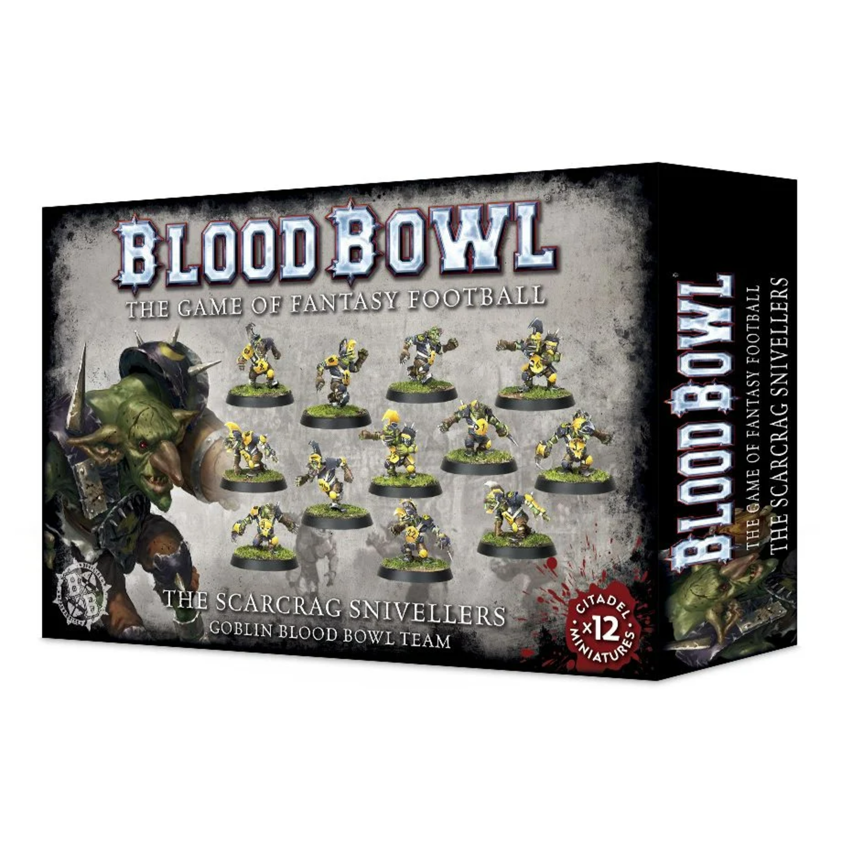 Games Workshop Blood Bowl The Scarcrag Snivellers Goblin Blood Bowl Team