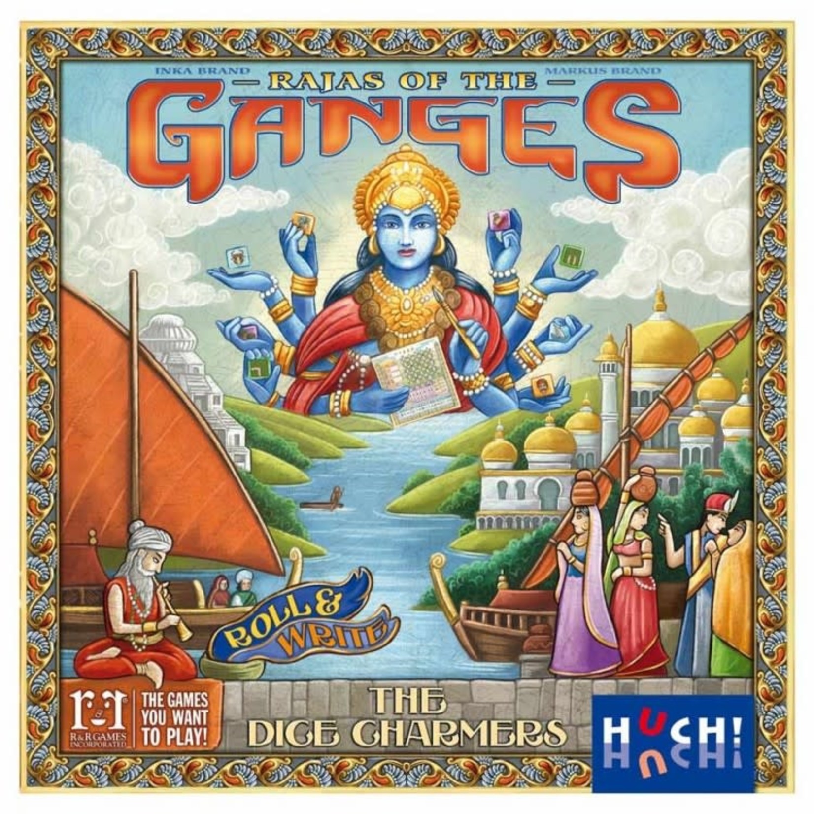 R and R Games Rajas of the Ganges Dice Charmers Roll and Write