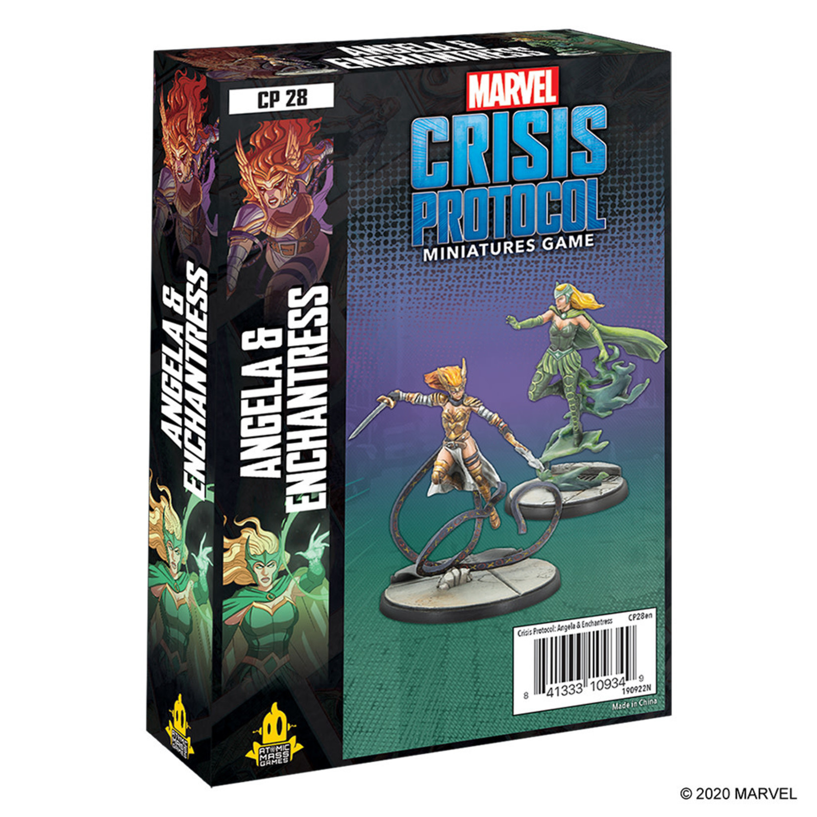 Atomic Mass Games Marvel Crisis Protocol Angela and Enchantress