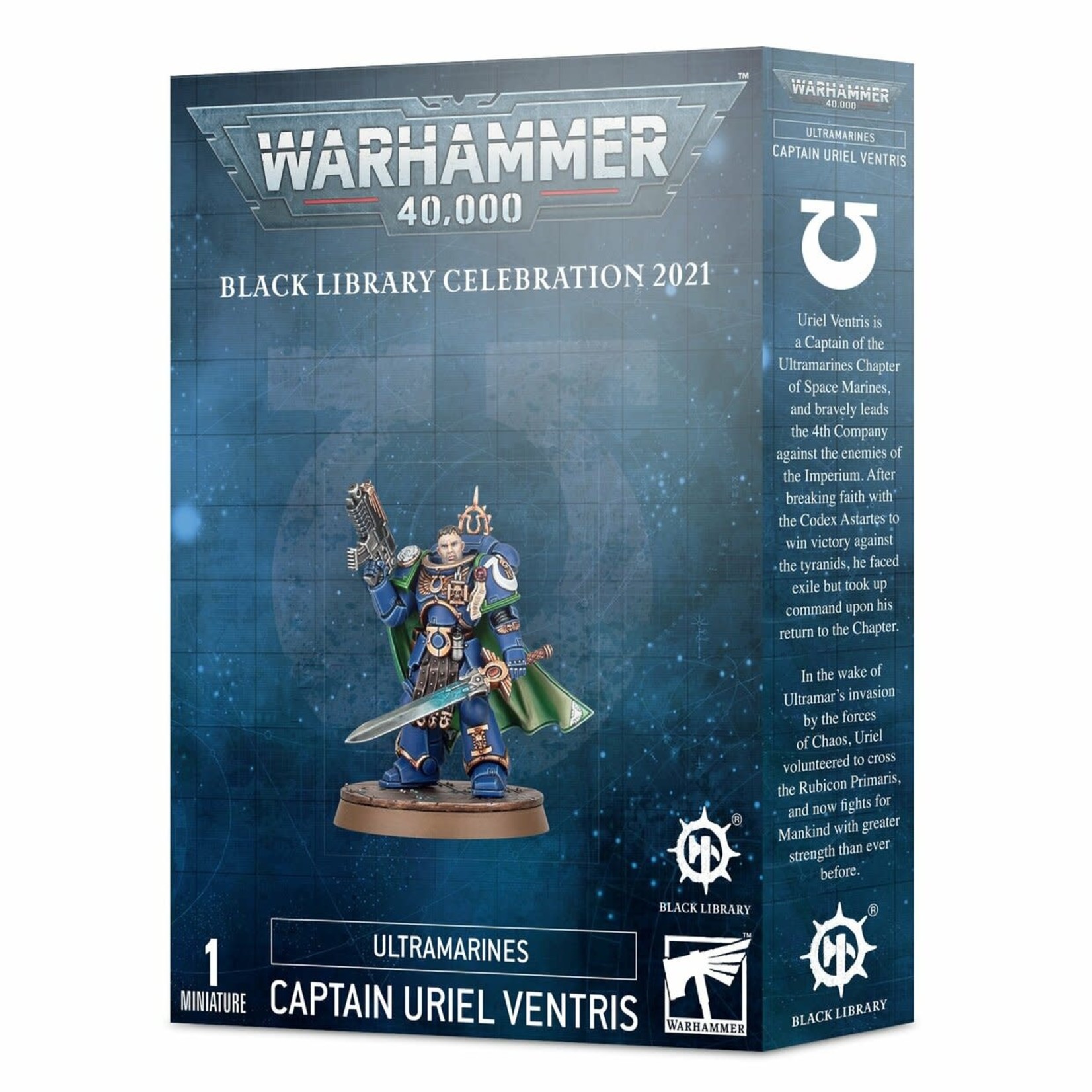 Games Workshop Warhammer 40k Space Marines Ultramarines Captain Uriel Ventris