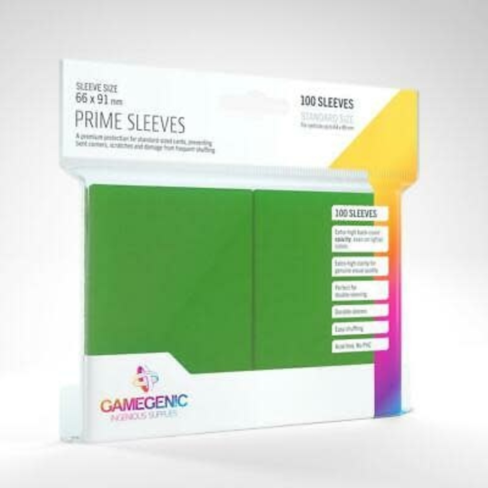 Gamegenic GameGenic Prime Sleeves Green 100 ct