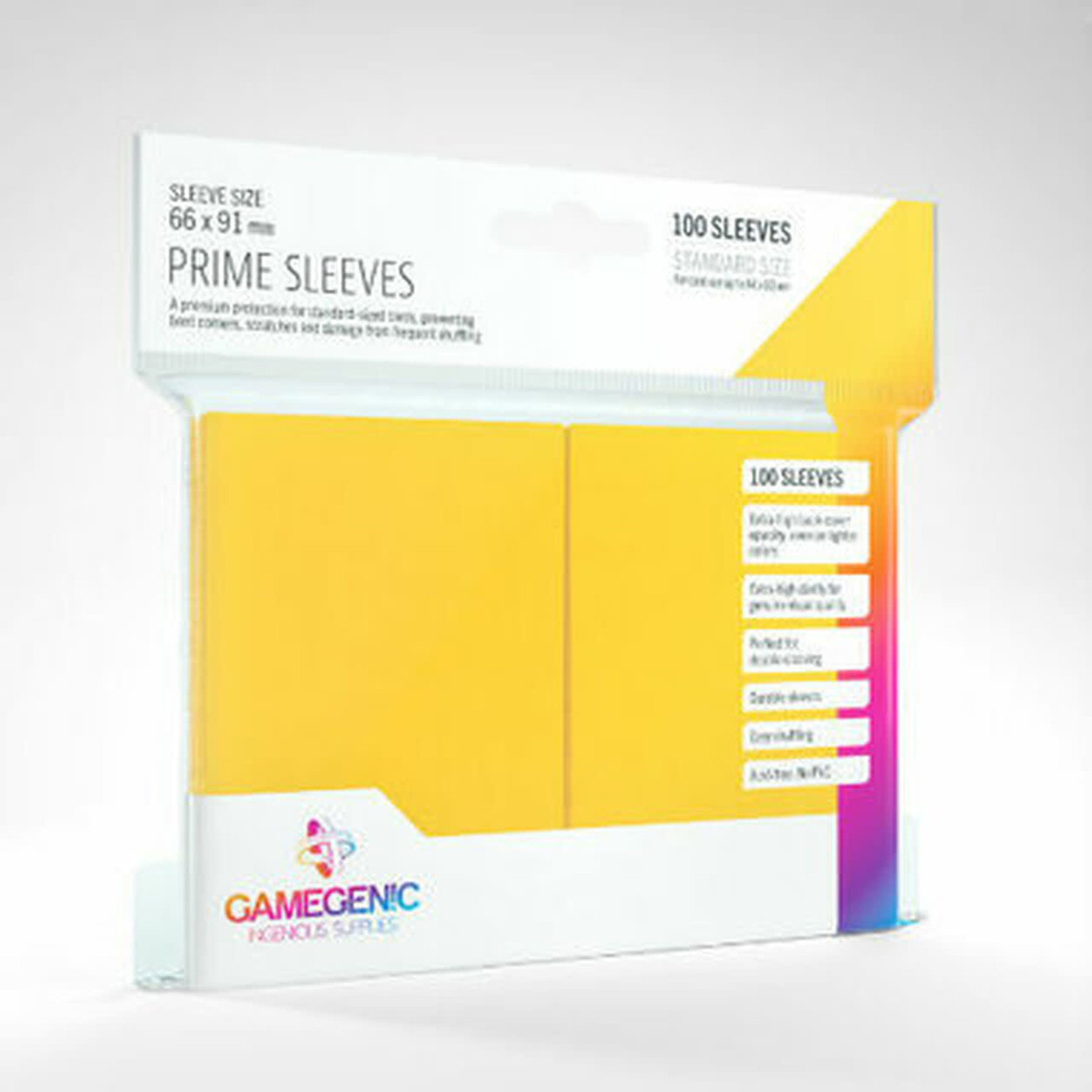 Gamegenic GameGenic Prime Sleeves Yellow 100 ct