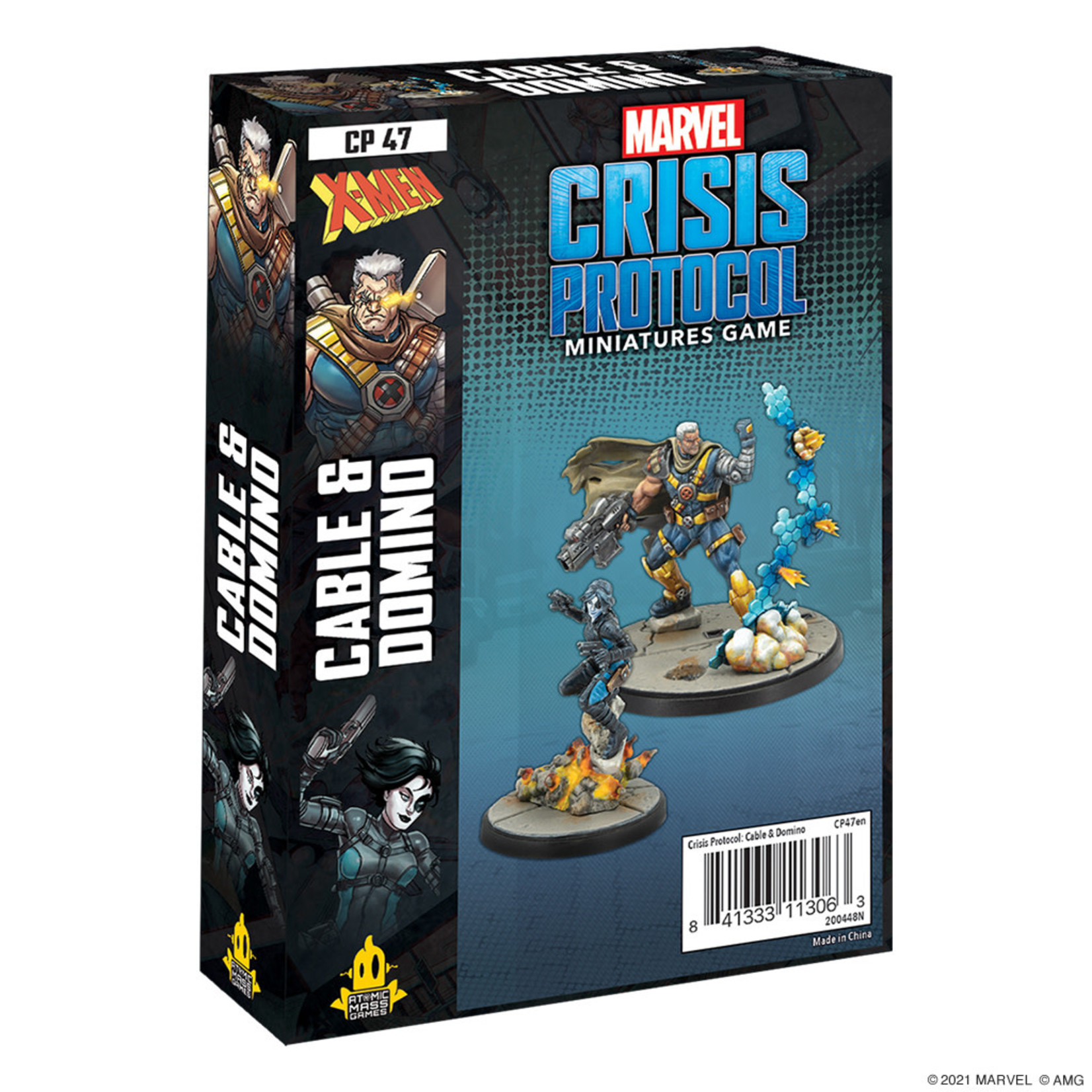Atomic Mass Games Marvel Crisis Protocol Cable and Domino