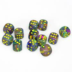 Chessex Chessex Festive Rio with Yellow 16 mm d6 12 die set