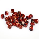 Chessex Chessex Gemini Purple / Red with Gold 12 mm d6 36 die set