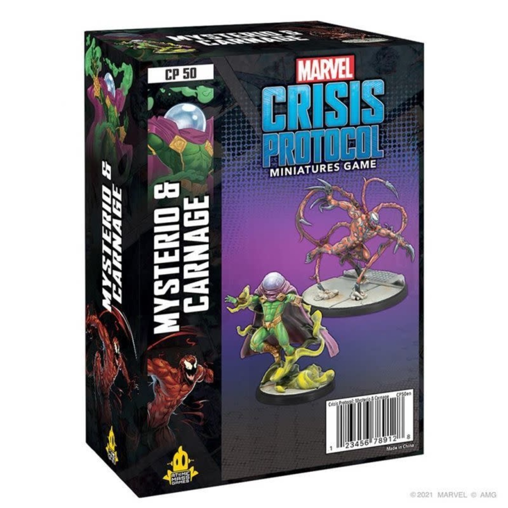 Atomic Mass Games Marvel Crisis Protocol Mysterio and Carnage