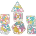 Sirius RPG Dice Glowworm Melon Ball Polyhedral 8 die set