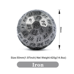 Dice Habit Metal d100 Iron
