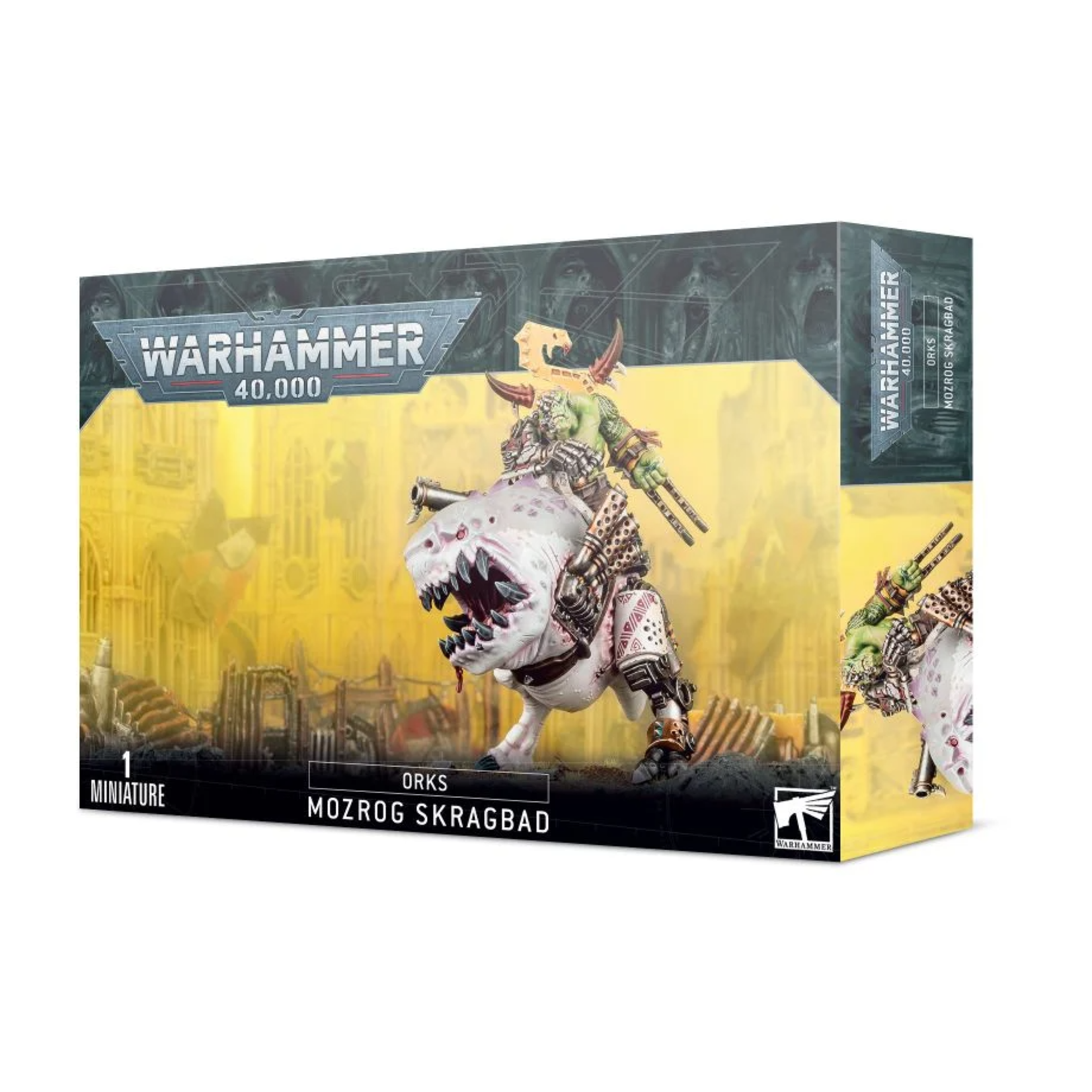 Games Workshop Warhammer 40k Xenos Orks Mozrog Skragbad OR Beastboss on Squigasaur
