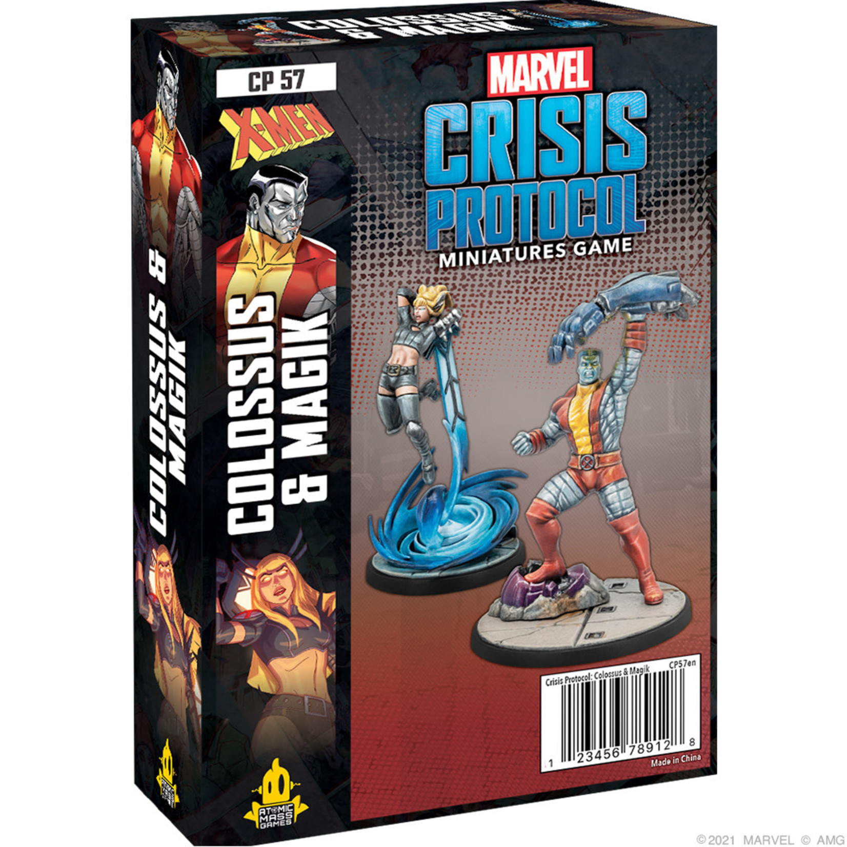 Atomic Mass Games Marvel Crisis Protocol Colossus and Magik