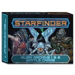 Paizo Publishing Starfinder Alien Archive 1 and 2 Battle Cards