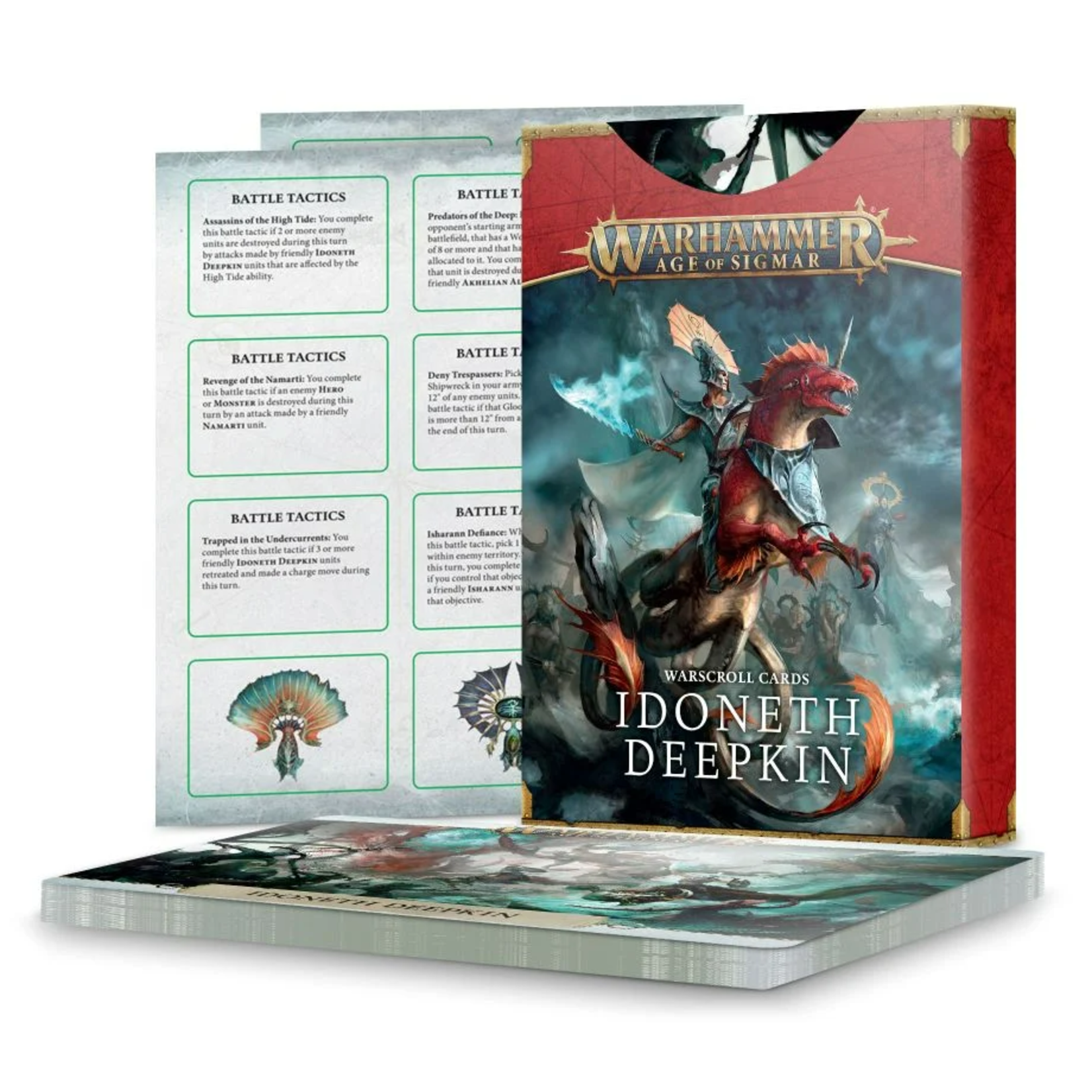 Games Workshop Warhammer Age of Sigmar Warscroll Cards Idoneth Deepkin