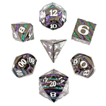 Forged Forged Eldritch Mystery Metal Polyhedral 7 die set