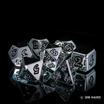 Die Hard Lumina Witness Chrome with Black Metal Polyhedral 7 die set