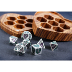 Forged Forged Forest Heart Polyhedral 7 die set w/ Heart Box
