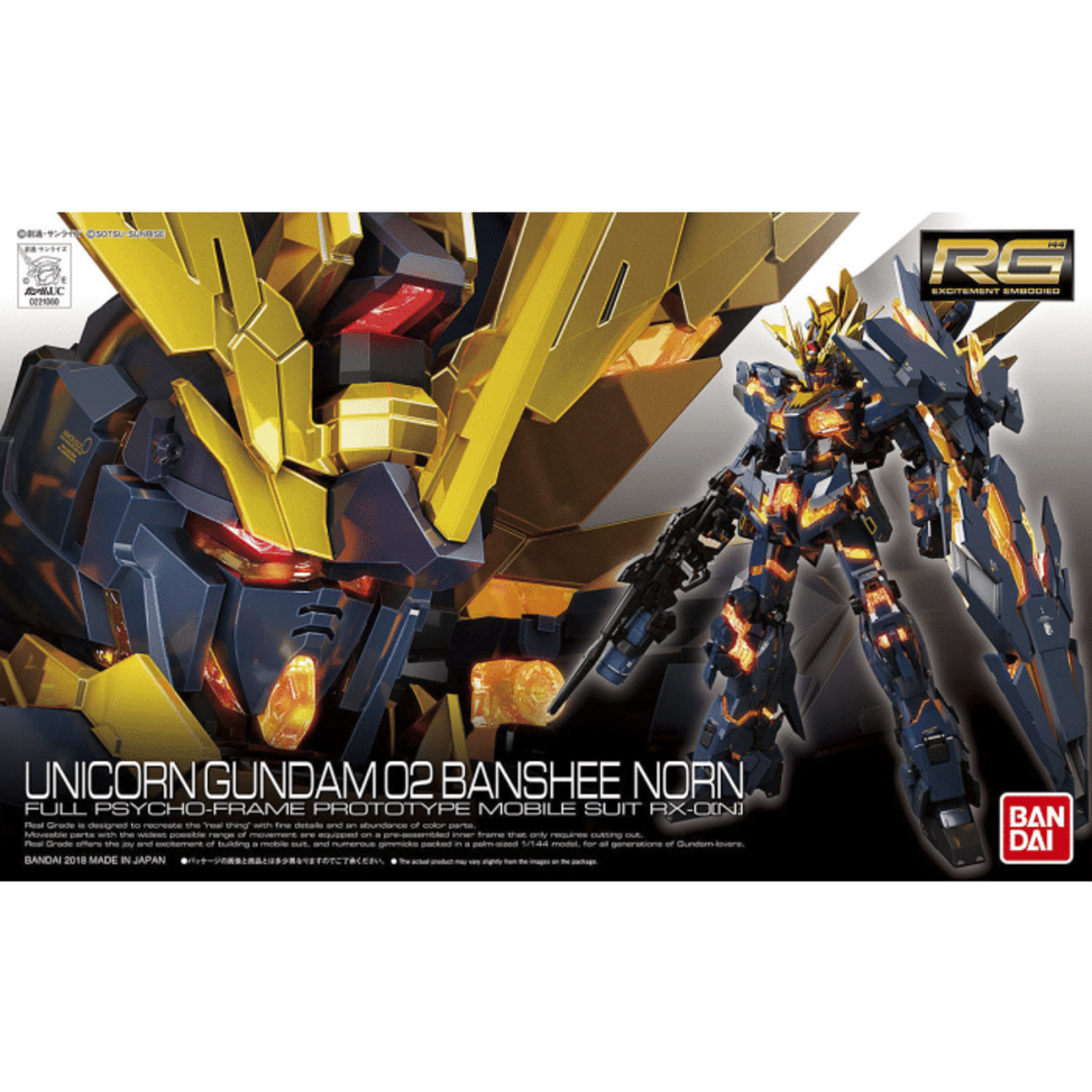 Bandai 27 Unicorn Gundam 02 Banshee Norm 1:144
