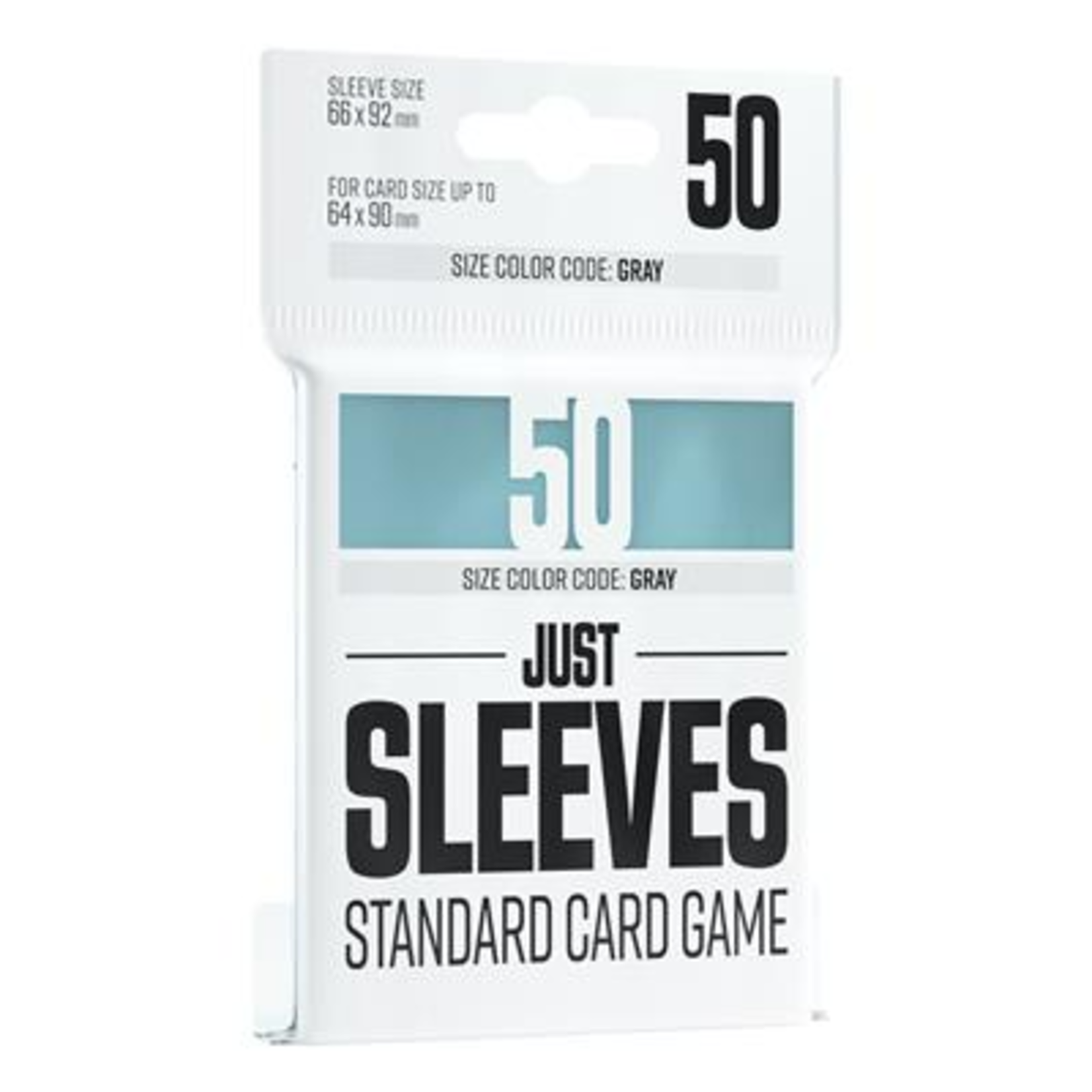 Gamegenic Just Sleeves Standard Card Game 66 x 92 Clear 50 ct