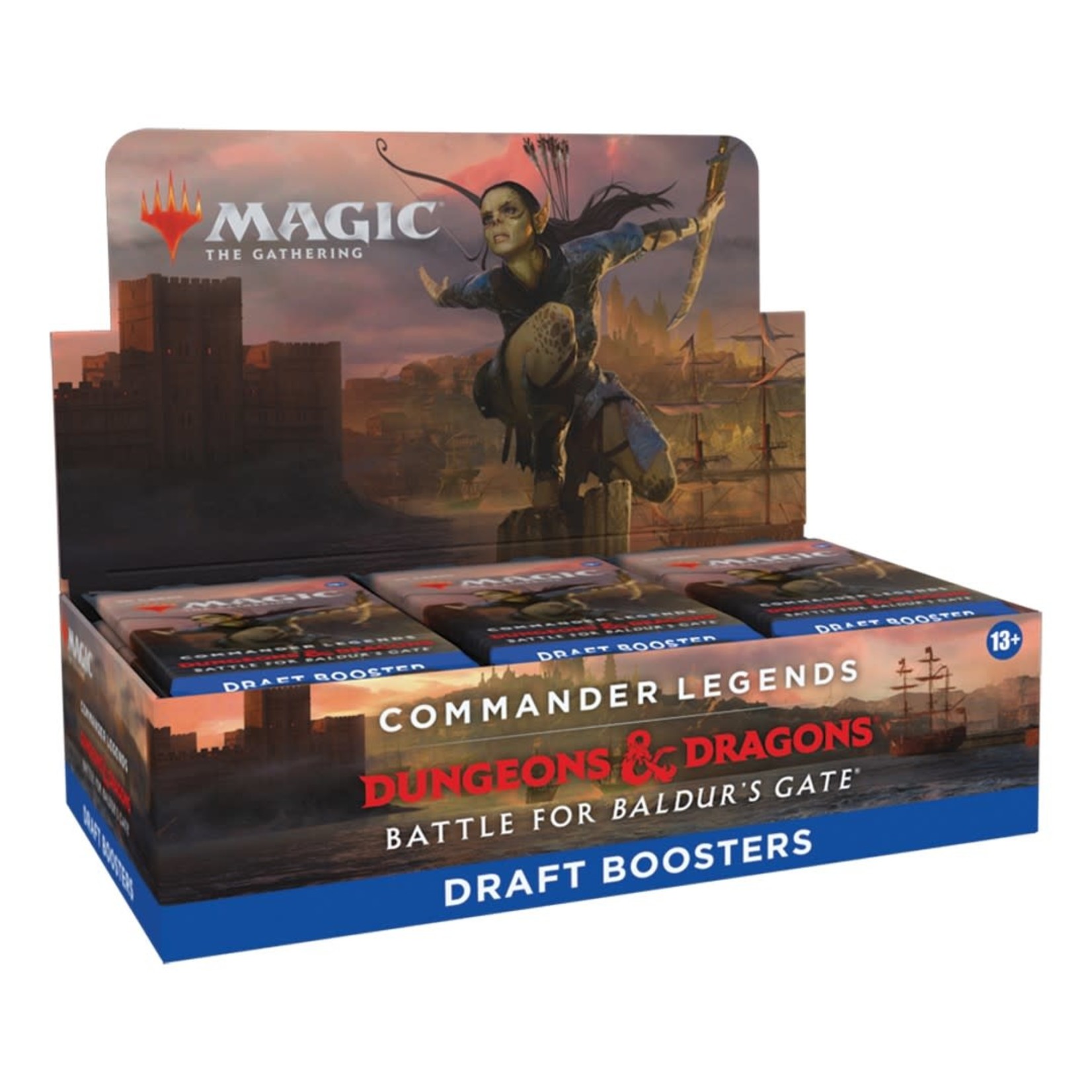 Wizards of the Coast Magic the Gathering CLB Draft Booster Box Commander Legends Battle for Baldur's Gate (PREORDER)