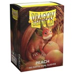 Arcane Tinmen Dragon Shield Standard Matte Dual Sleeves Peach 100 ct