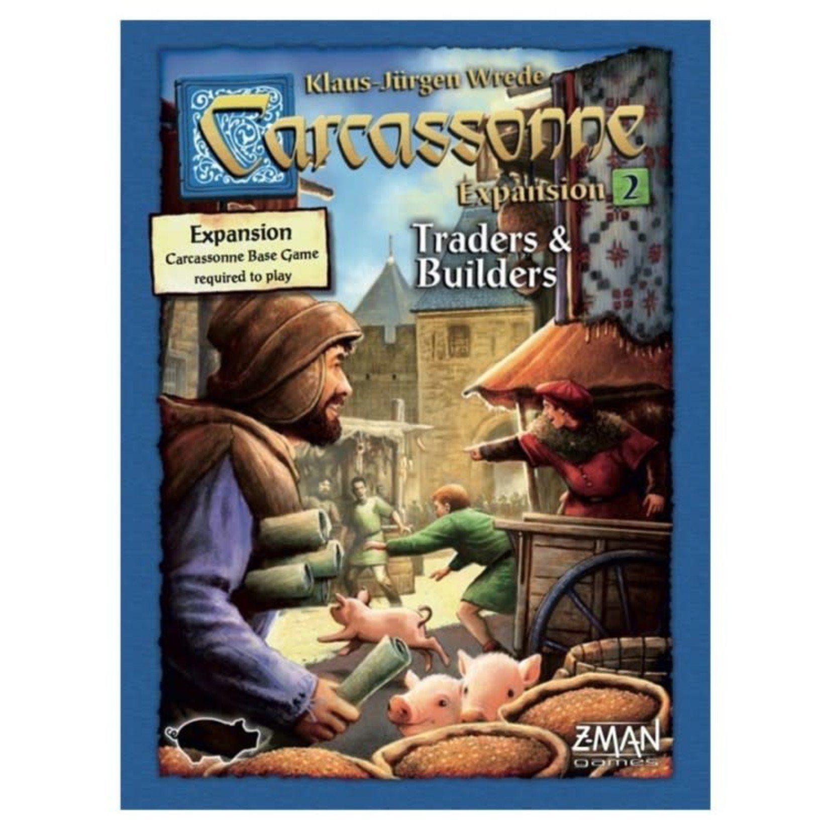 Z-Man Games Carcassonne Expansion 2 Traders and Builders