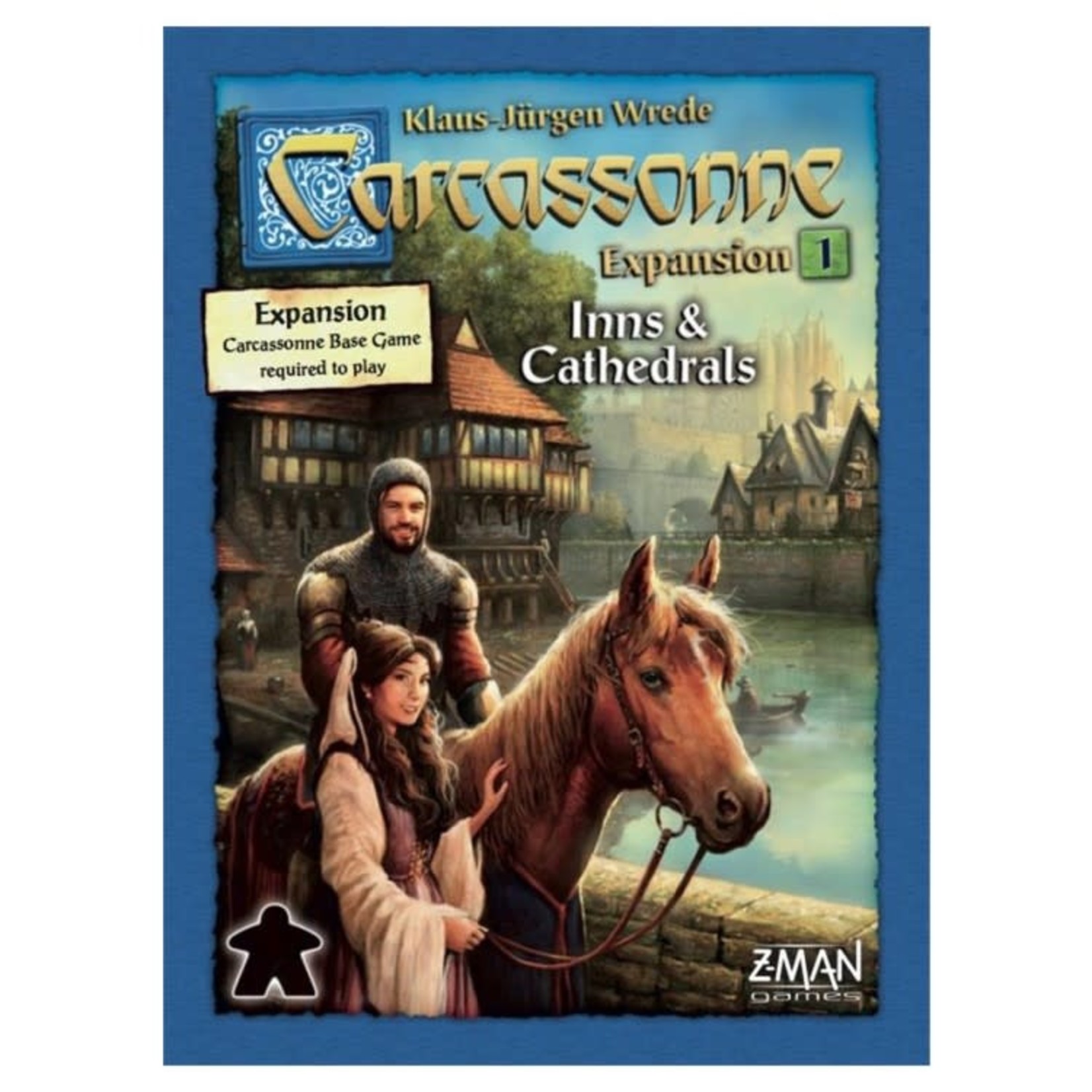 Z-Man Games Carcassonne Expansion 1 Inns and Cathedrals