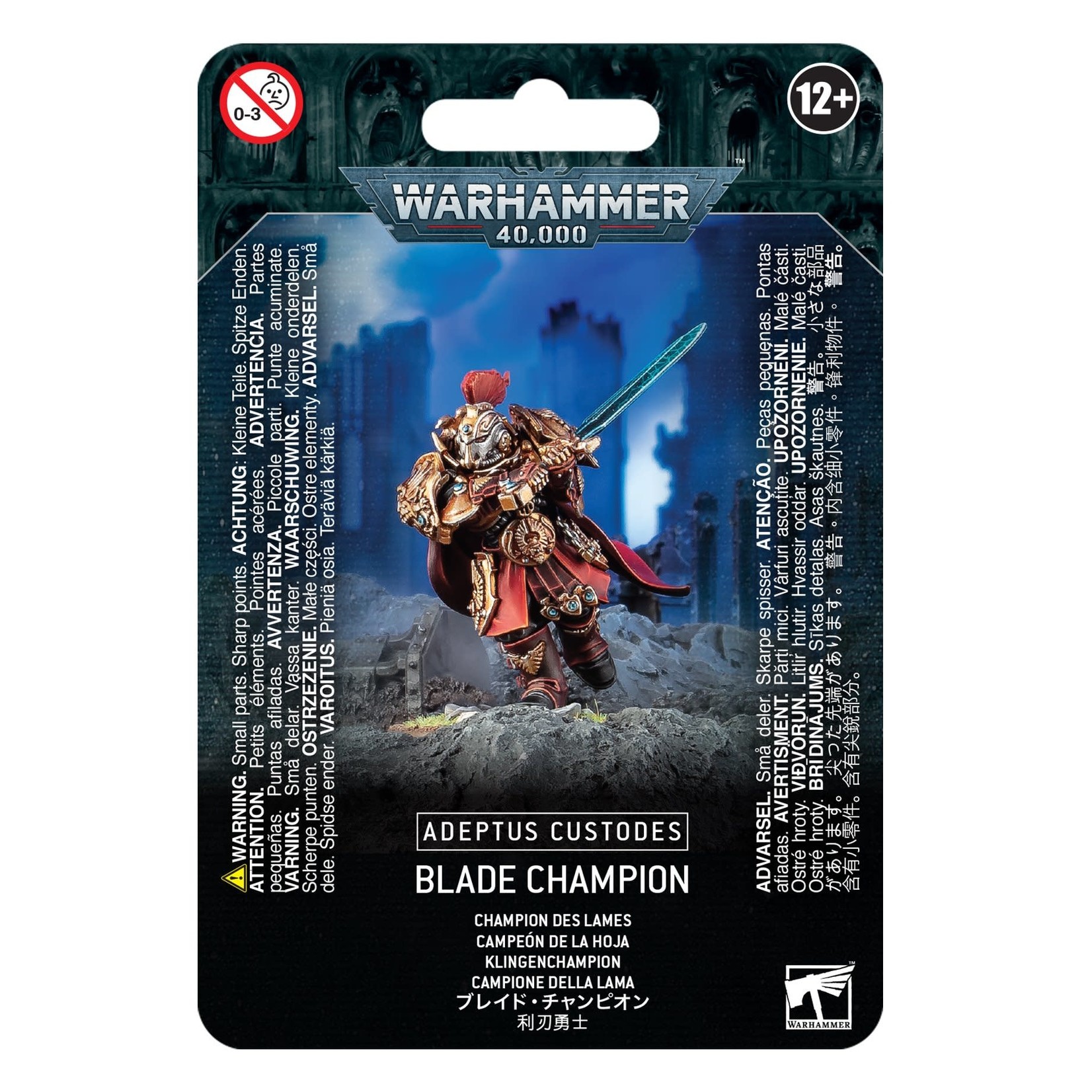 Games Workshop Warhammer 40k Imperium Adeptus Custodes Blade Champion
