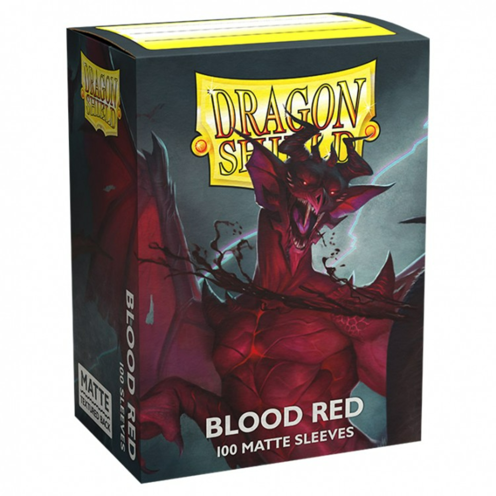 Arcane Tinmen Dragon Shield Standard Matte Sleeves Blood Red 100 ct