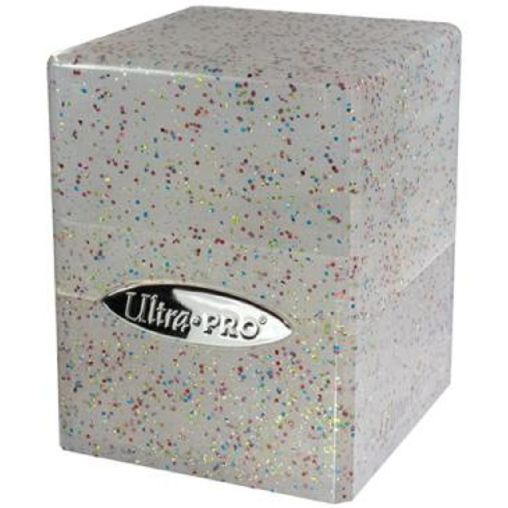 Ultra Pro Ultra Pro Satin Cube Deck Box Glitter Clear
