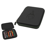 Forged Forged Zip Close Dice Box and Storage Case Green w/ Removable Dice Tray