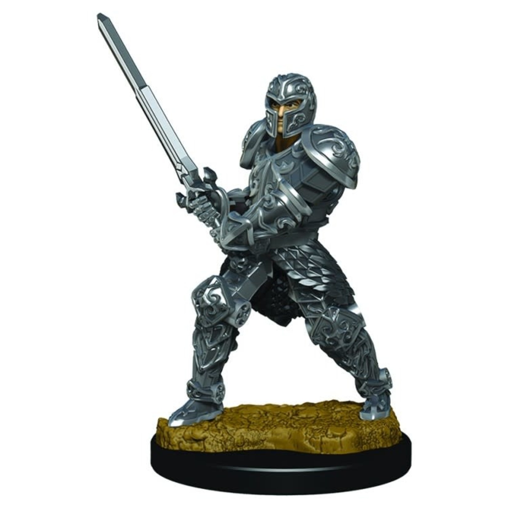 WizKids Dungeons and Dragons Icons of the Realms Premium Human Male Fighter