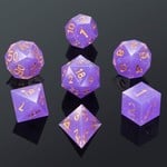 Dice Habit Sharp Edge Wizard Polyhedral 7 die set