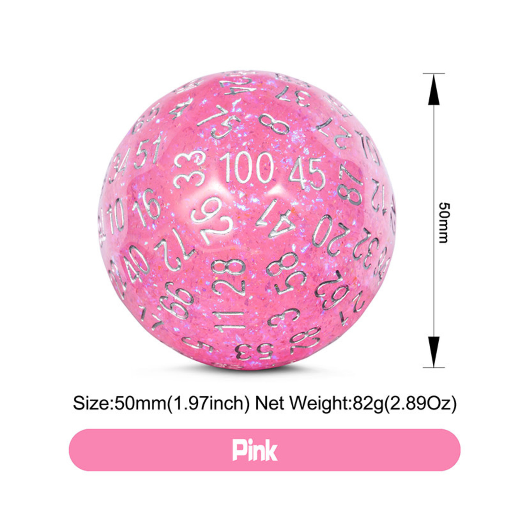 Dice Habit d100 Pink