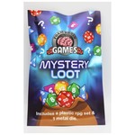 Foam Brain Games Mystery Loot Plastic RPG Dice Set and Bonus Metal Die