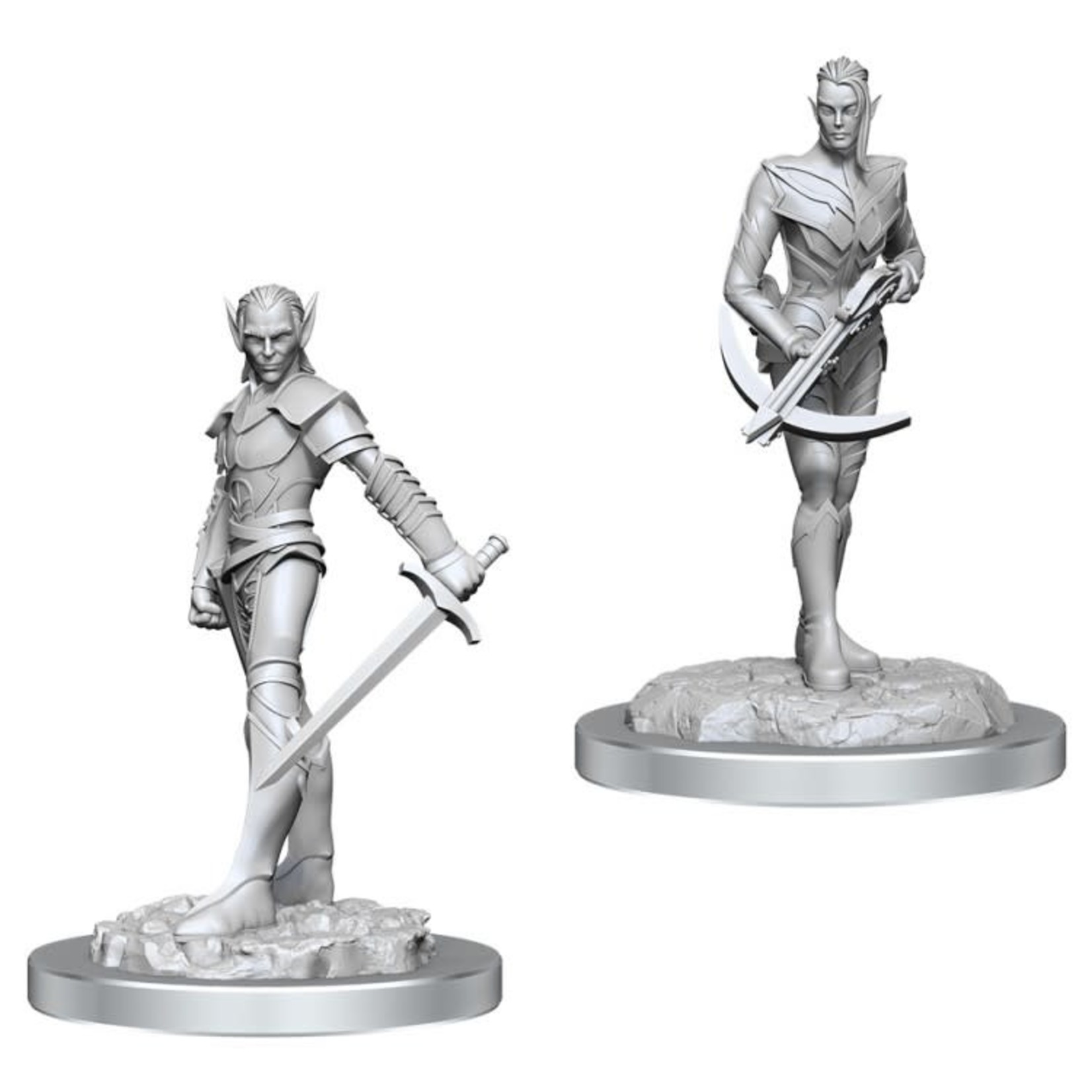 WizKids Dungeons and Dragons Nolzur's Marvelous Minis Drow Fighters
