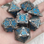 Foam Brain Games Cybernetic Arrow RPG Metal 7 die set